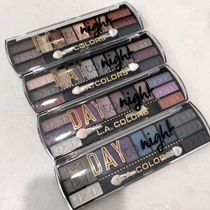 (4) New L.A.Colors Day to night Eyeshadow Palette Bundle